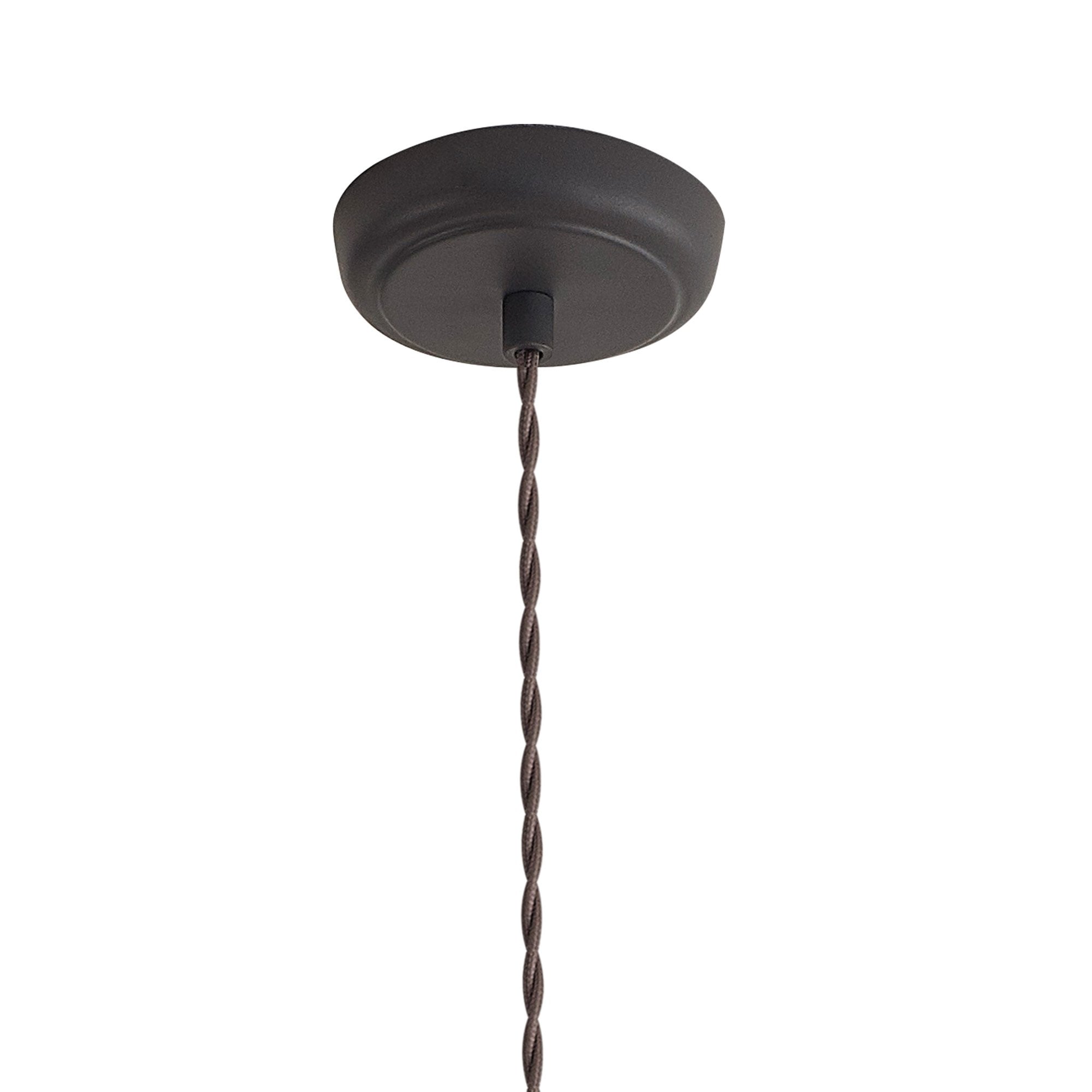NL85449 Corfu 1 Light Medium Pendant Graphite Satin Nickel