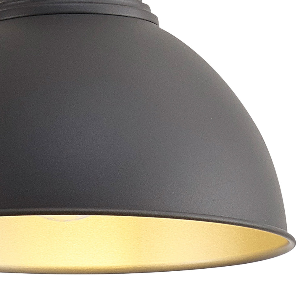 NL85449 Corfu 1 Light Medium Pendant Graphite Satin Nickel