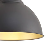 NL85449 Corfu 1 Light Medium Pendant Graphite Satin Nickel
