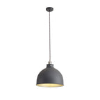 NL85459 Corfu 1 Light Large Pendant Graphite Satin Nickel
