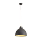 NL85459 Corfu 1 Light Large Pendant Graphite Satin Nickel