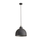 NL85459 Corfu 1 Light Large Pendant Graphite Satin Nickel