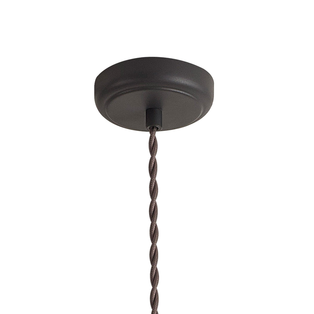 NL85459 Corfu 1 Light Large Pendant Graphite Satin Nickel