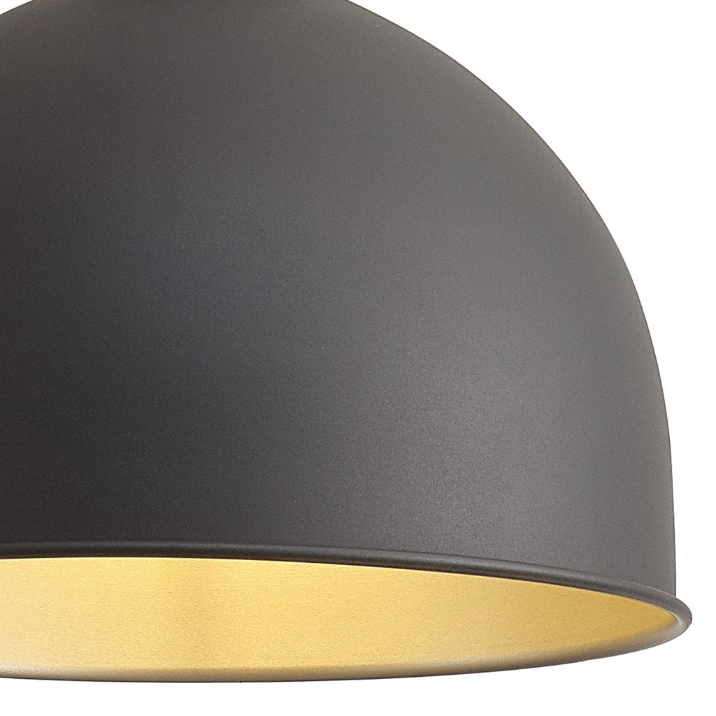 NL85459 Corfu 1 Light Large Pendant Graphite Satin Nickel