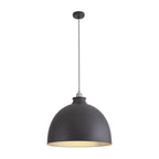 NL85469 Corfu 1 Light Large Pendant Graphite Satin Nickel