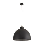 NL85469 Corfu 1 Light Large Pendant Graphite Satin Nickel