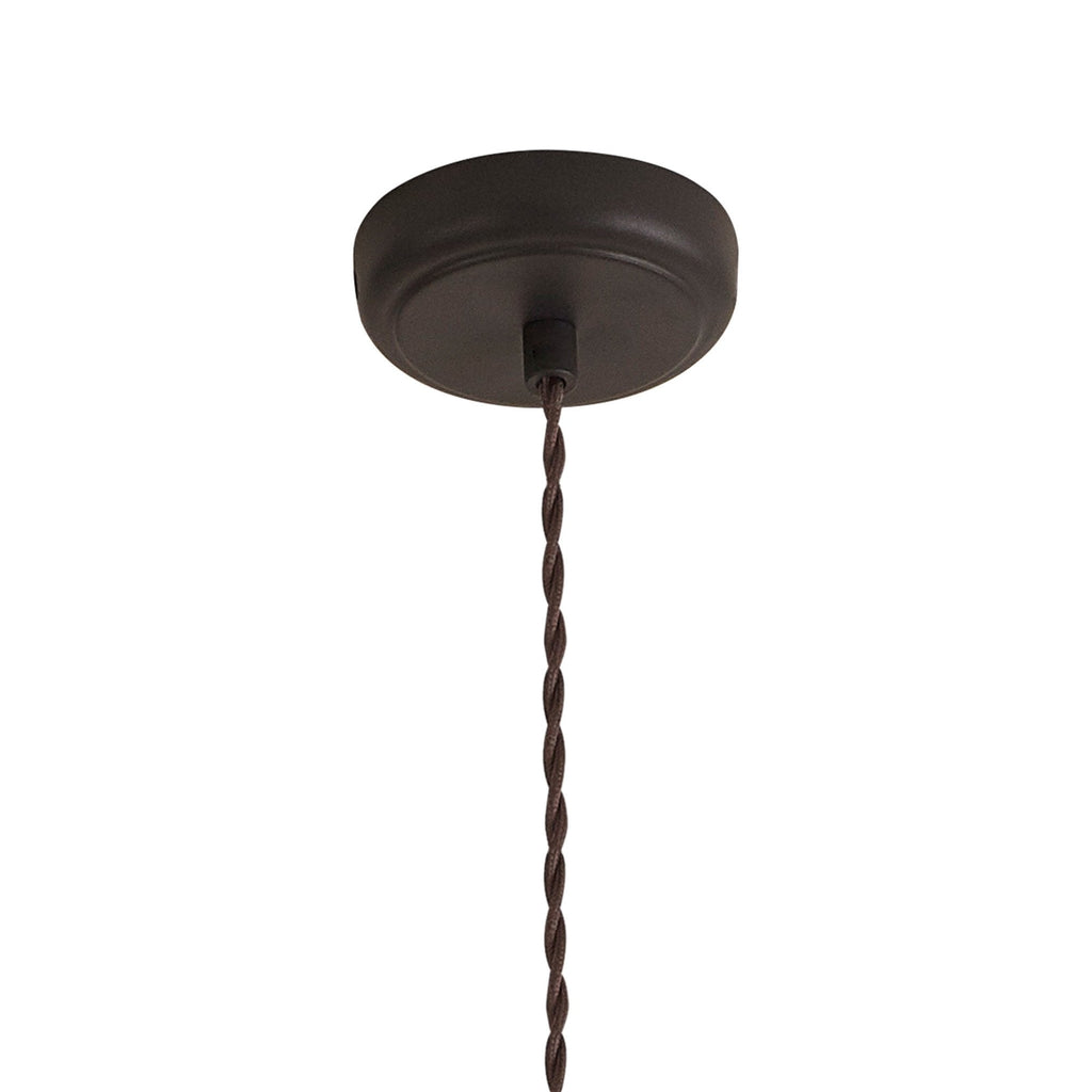 NL85469 Corfu 1 Light Large Pendant Graphite Satin Nickel