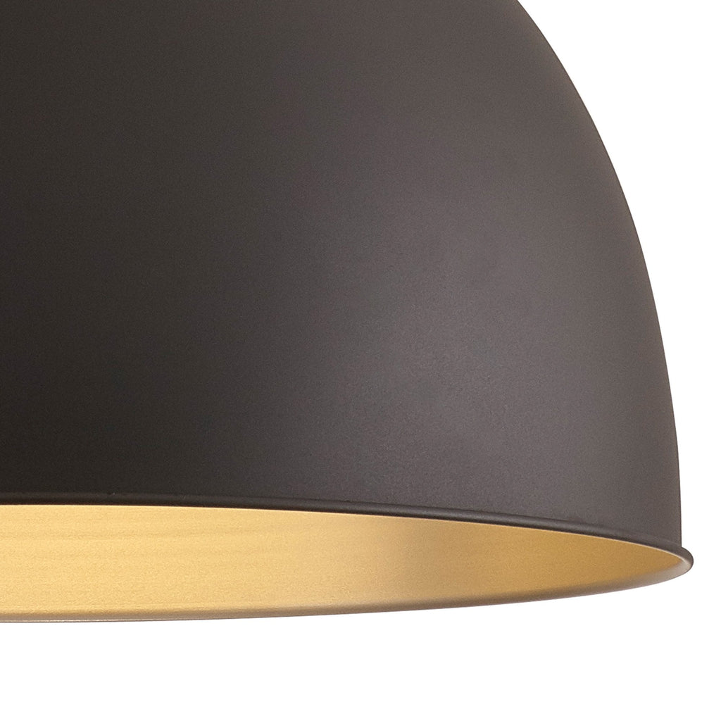 NL85469 Corfu 1 Light Large Pendant Graphite Satin Nickel