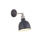NL85479 Corfu 1 Light Wall Light Graphite Satin Nickel