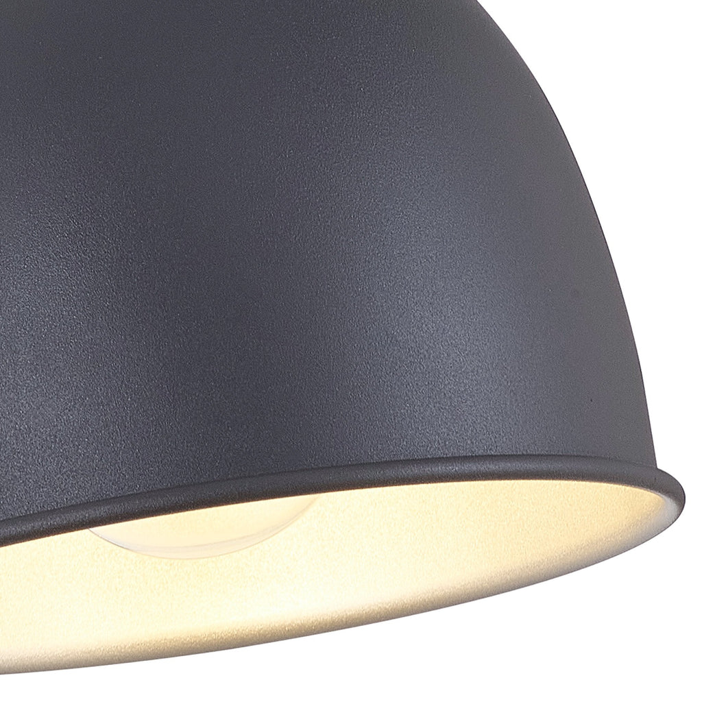 NL85479 Corfu 1 Light Wall Light Graphite Satin Nickel