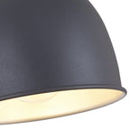 NL85479 Corfu 1 Light Wall Light Graphite Satin Nickel