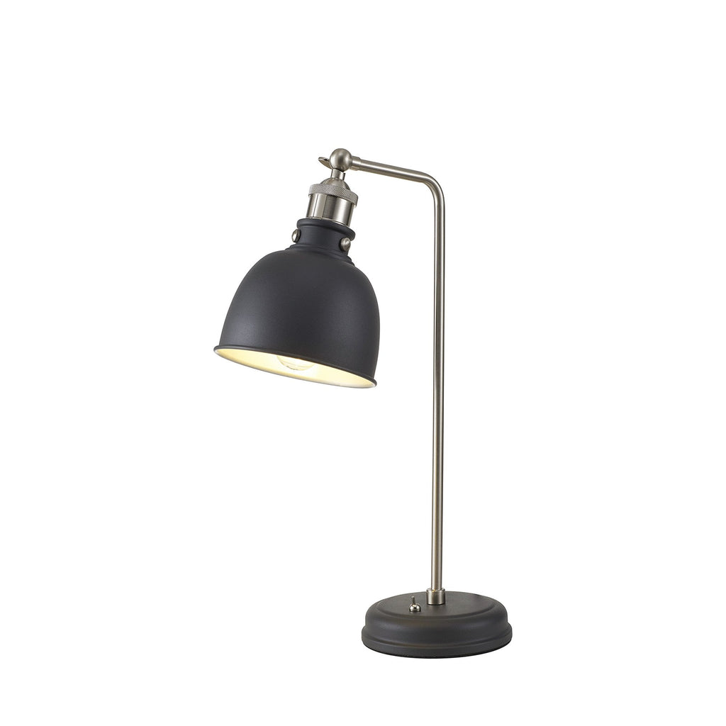 NL85489 Corfu 1 Light Table Lamp Graphite Satin Nickel