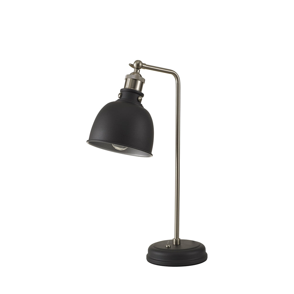 NL85489 Corfu 1 Light Table Lamp Graphite Satin Nickel