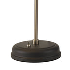 NL85489 Corfu 1 Light Table Lamp Graphite Satin Nickel