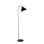 NL85499 Corfu 1 Light Floor Lamp Graphite Satin Nickel
