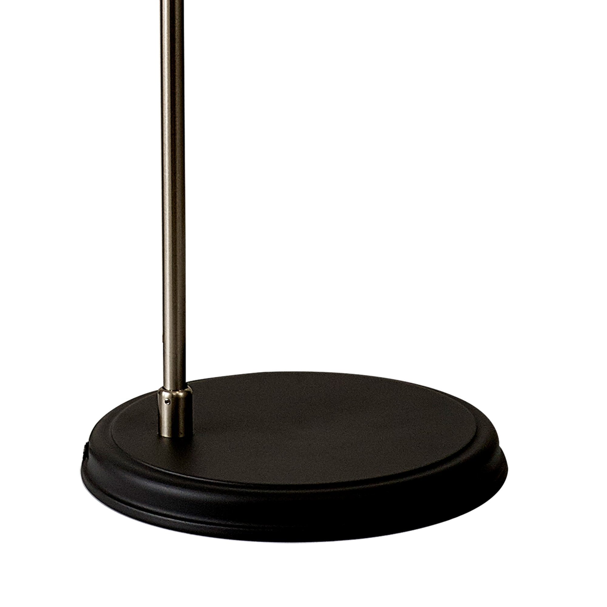 NL85499 Corfu 1 Light Floor Lamp Graphite Satin Nickel