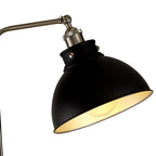 NL85499 Corfu 1 Light Floor Lamp Graphite Satin Nickel