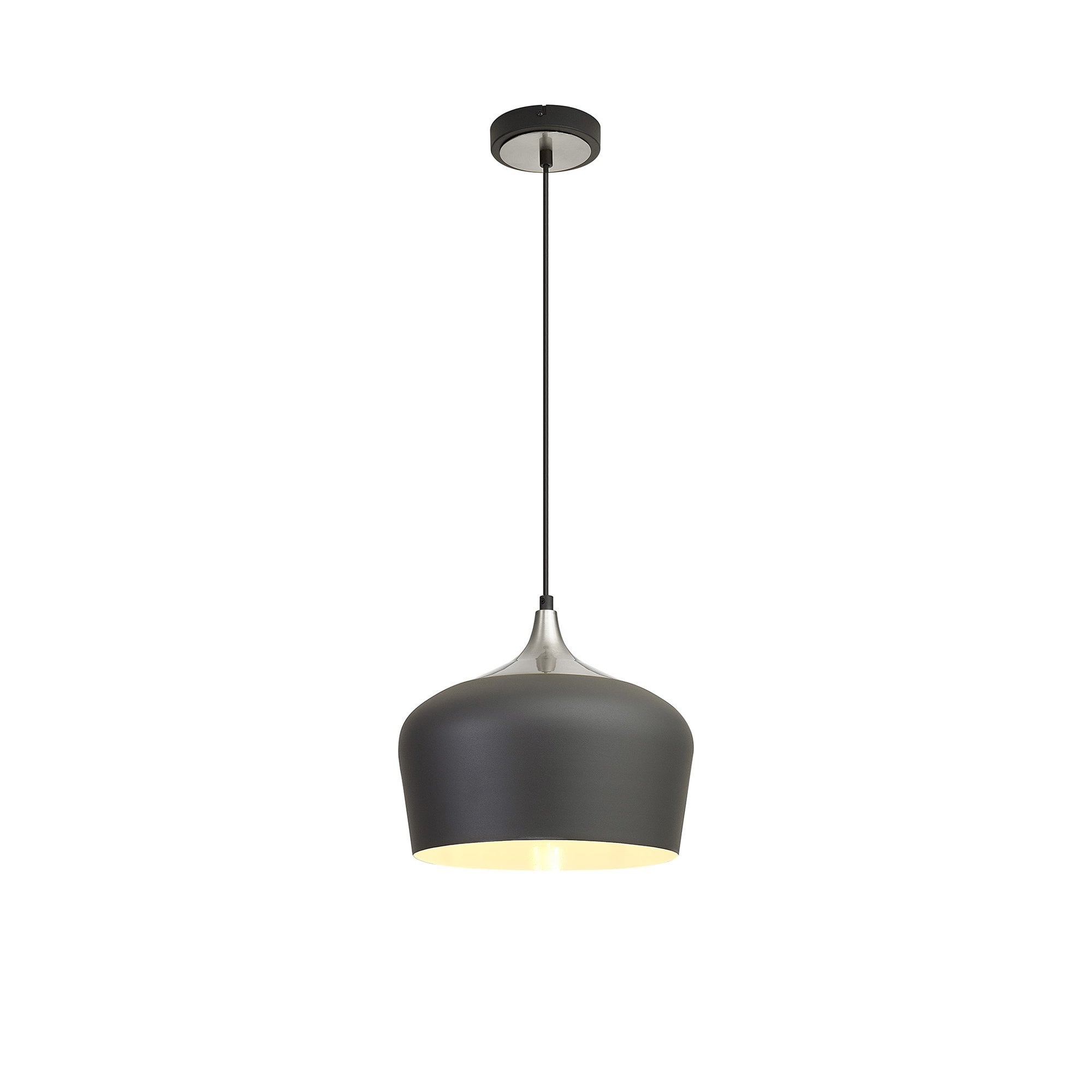 NL93039 Dadura 1 Light Pendant Anthracite Satin Nickel