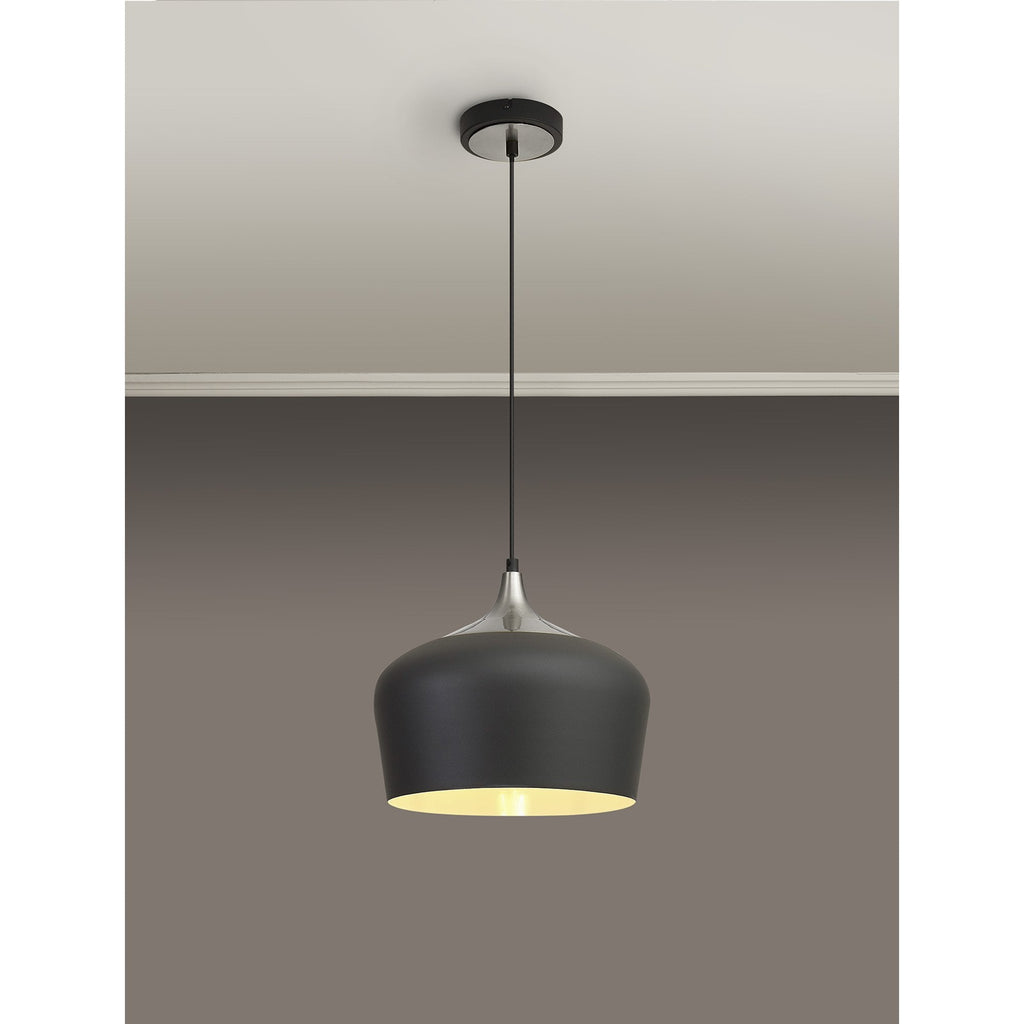 NL93039 Dadura 1 Light Pendant Anthracite Satin Nickel