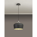 NL93039 Dadura 1 Light Pendant Anthracite Satin Nickel