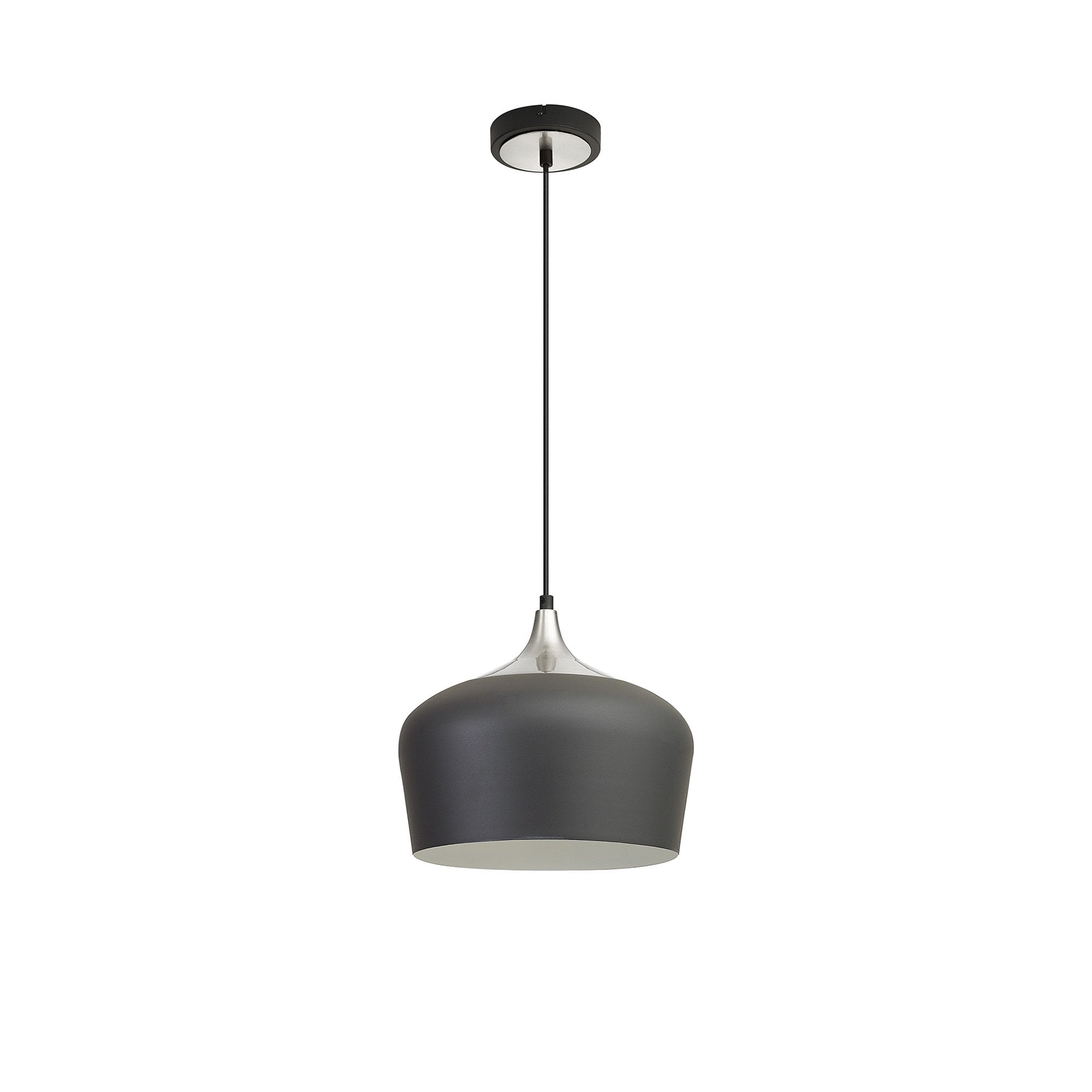 NL93039 Dadura 1 Light Pendant Anthracite Satin Nickel
