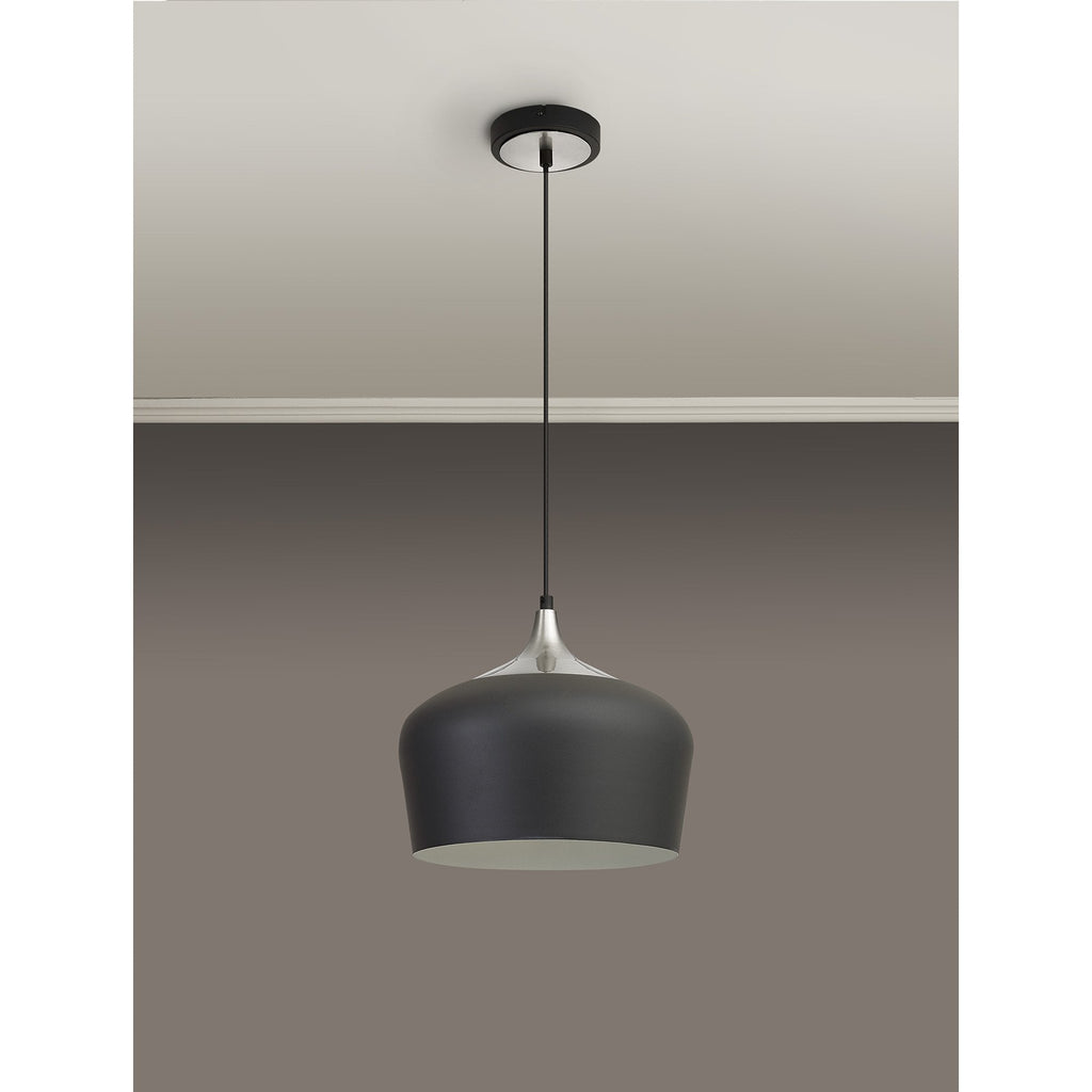 NL93039 Dadura 1 Light Pendant Anthracite Satin Nickel