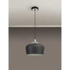 NL93039 Dadura 1 Light Pendant Anthracite Satin Nickel
