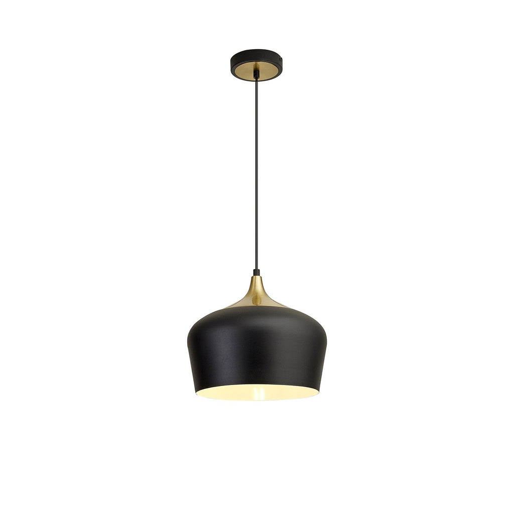 NL93049 Dadura 1 Light Pendant Black Gold