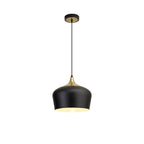 NL93049 Dadura 1 Light Pendant Black Gold
