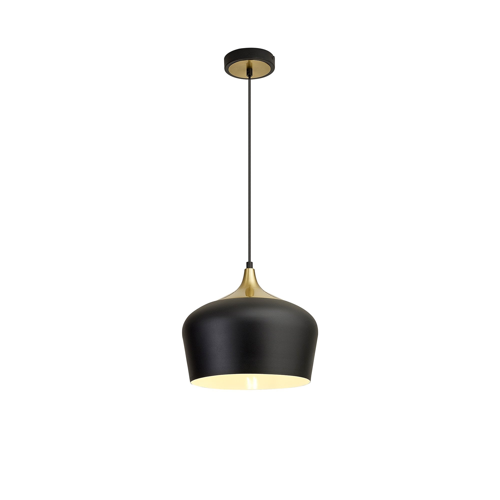 NL93049 Dadura 1 Light Pendant Black Gold