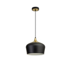 NL93049 Dadura 1 Light Pendant Black Gold