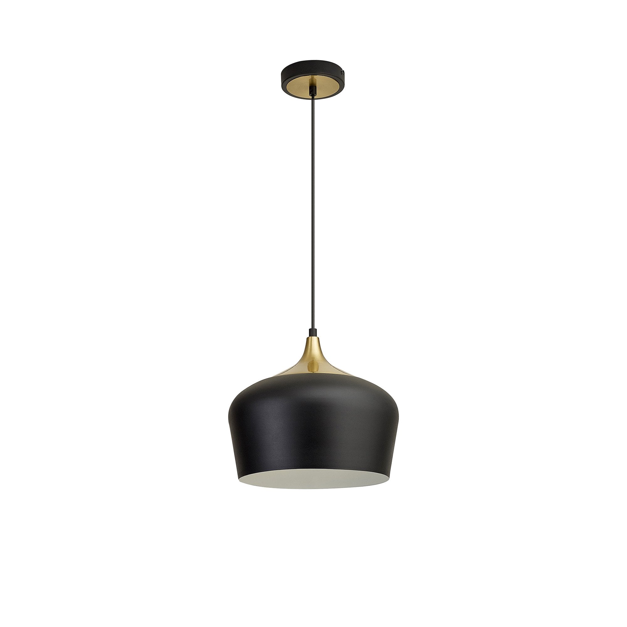 NL93049 Dadura 1 Light Pendant Black Gold