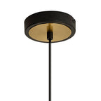 NL93049 Dadura 1 Light Pendant Black Gold