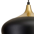 NL93049 Dadura 1 Light Pendant Black Gold