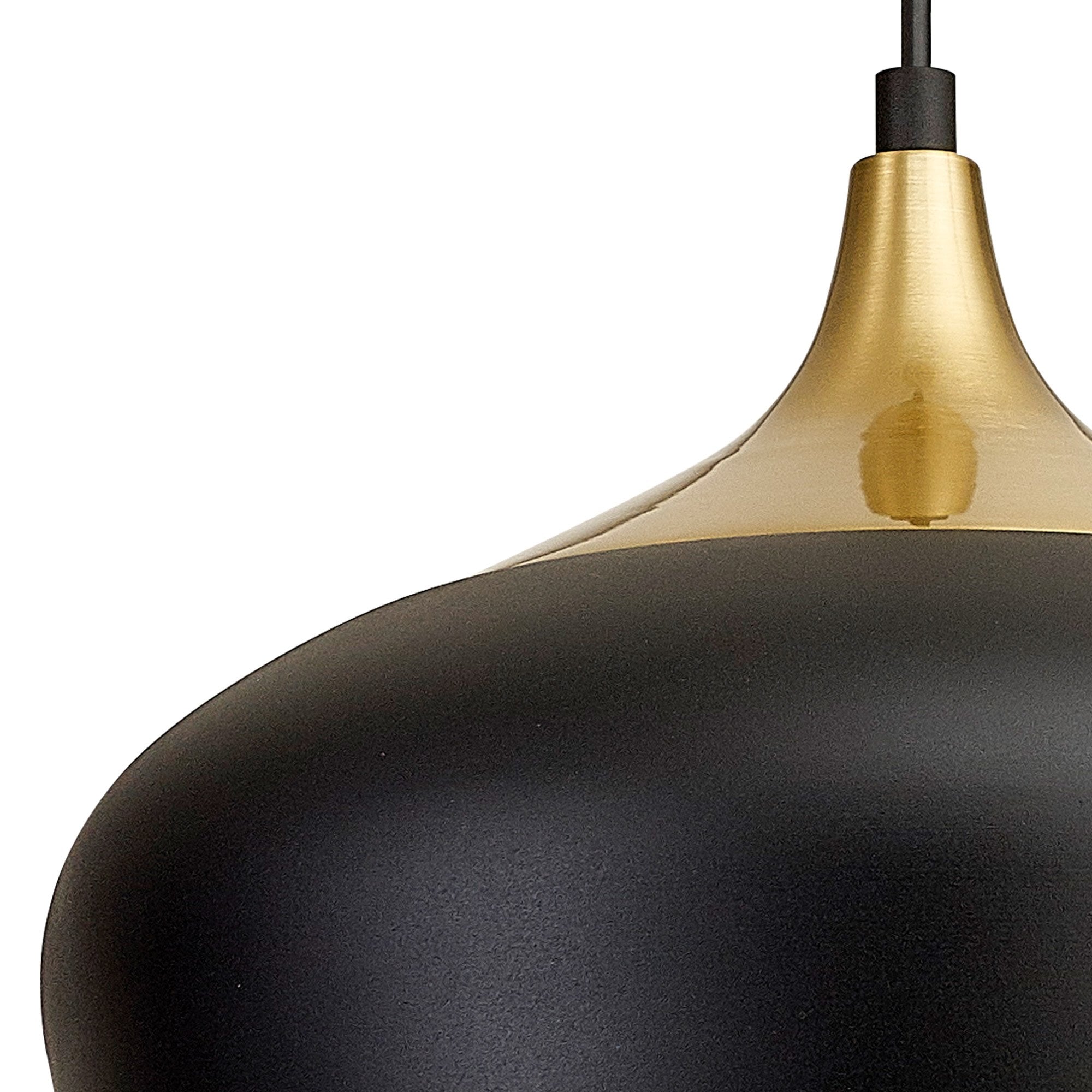 NL93049 Dadura 1 Light Pendant Black Gold