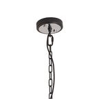 NL85799 Dalmer 4 Light Pendant Matt Black Chrome