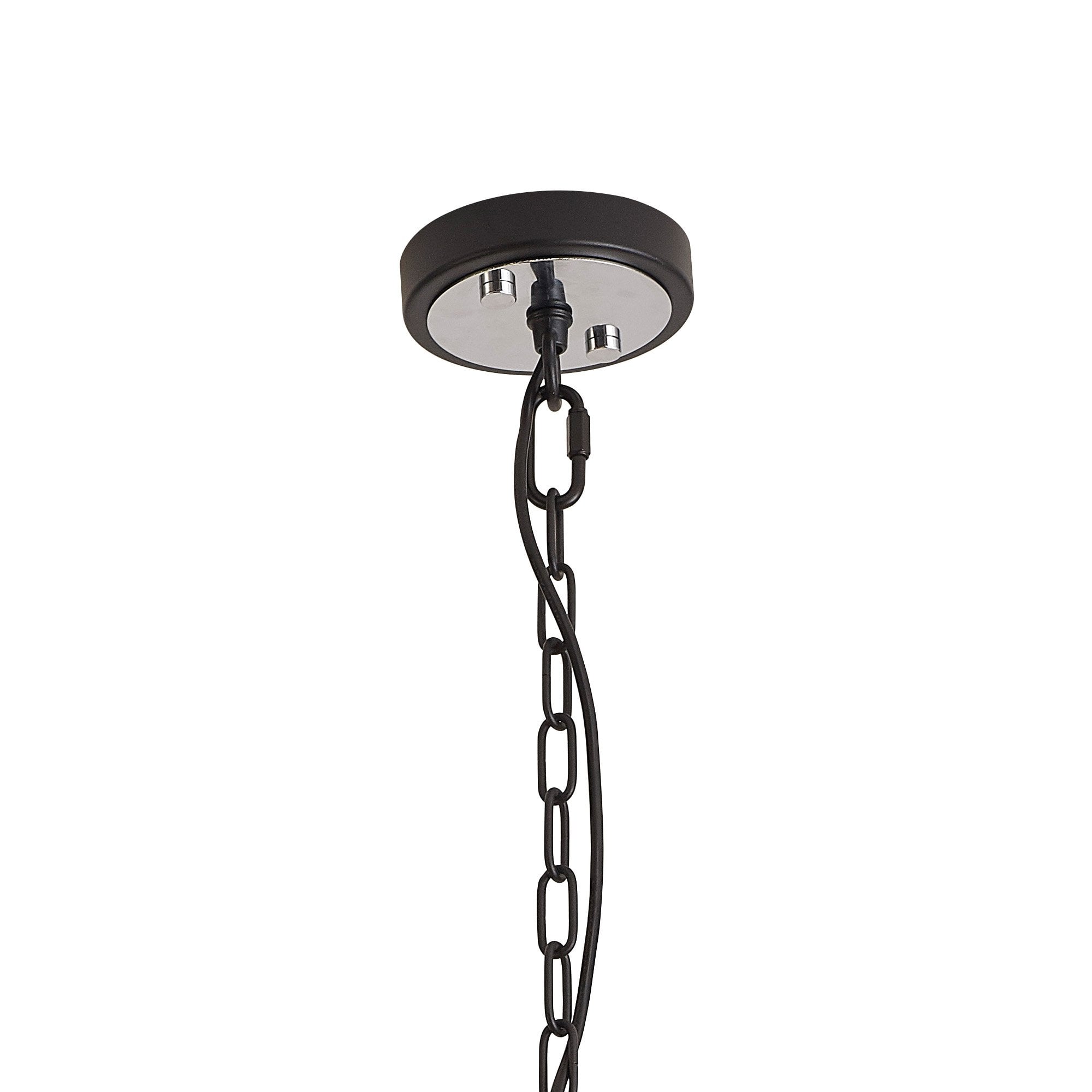 NL85799 Dalmer 4 Light Pendant Matt Black Chrome