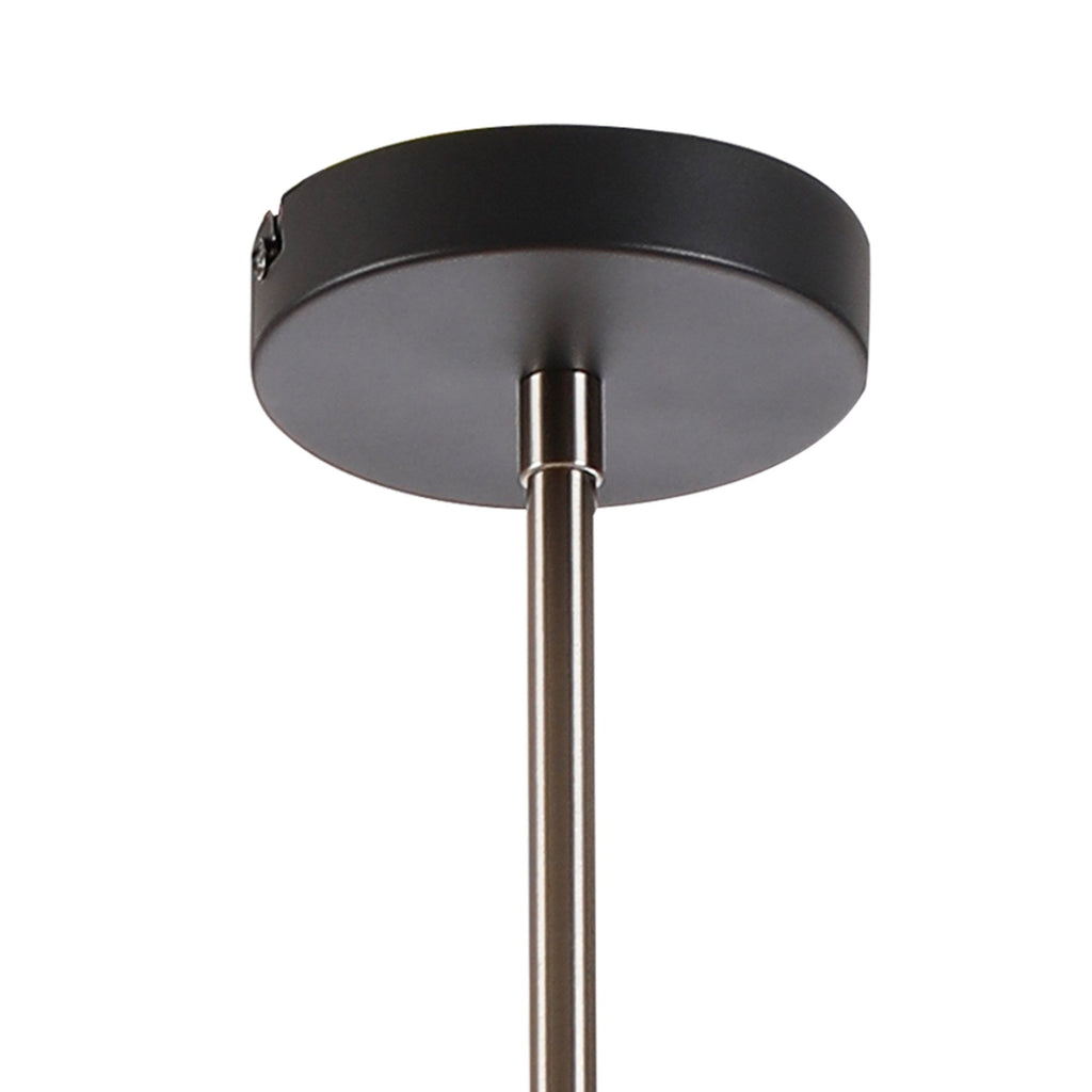 NL90839 Dublin 12 Light Pendant Graphite Satin Nickel