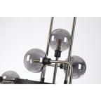 NL90839 Dublin 12 Light Pendant Graphite Satin Nickel