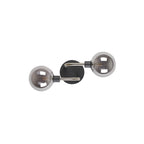 NL90849 Dublin 2 Light Wall Light Graphite Satin Nickel