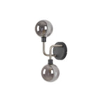 NL90849 Dublin 2 Light Wall Light Graphite Satin Nickel