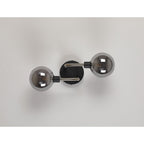NL90849 Dublin 2 Light Wall Light Graphite Satin Nickel