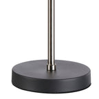 NL90859 Dublin 2 Light Table Lamp Graphite Satin Nickel