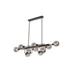 NL90879 Dublin 10 Light Pendant Graphite Satin Nickel