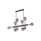 NL90879 Dublin 10 Light Pendant Graphite Satin Nickel