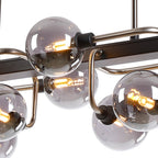 NL90879 Dublin 10 Light Pendant Graphite Satin Nickel