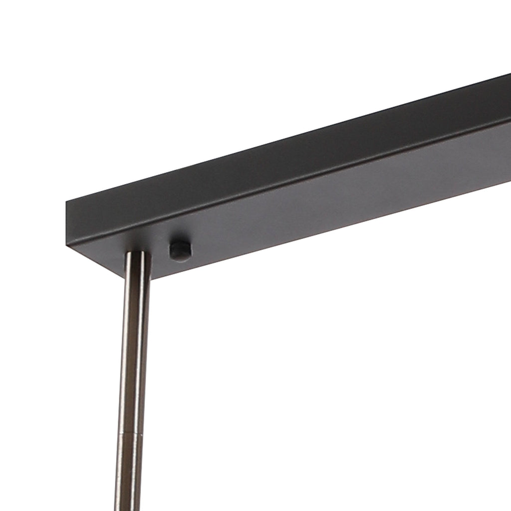 NL90879 Dublin 10 Light Pendant Graphite Satin Nickel