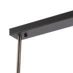 NL90879 Dublin 10 Light Pendant Graphite Satin Nickel