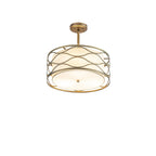 NL83659 Ebans 3 Light Pendant/Ceiling Light Aged Gold