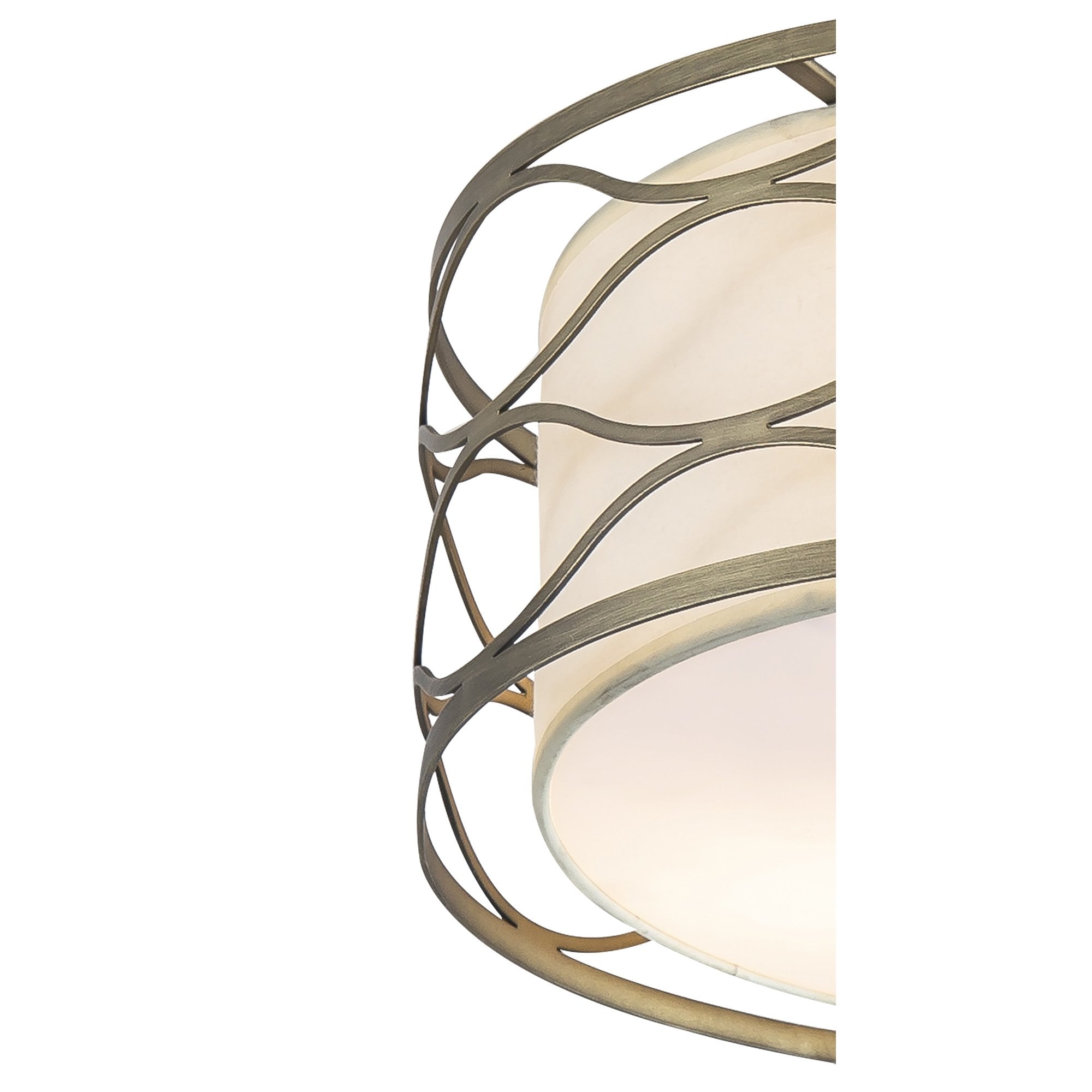 NL83659 Ebans 3 Light Pendant/Ceiling Light Aged Gold